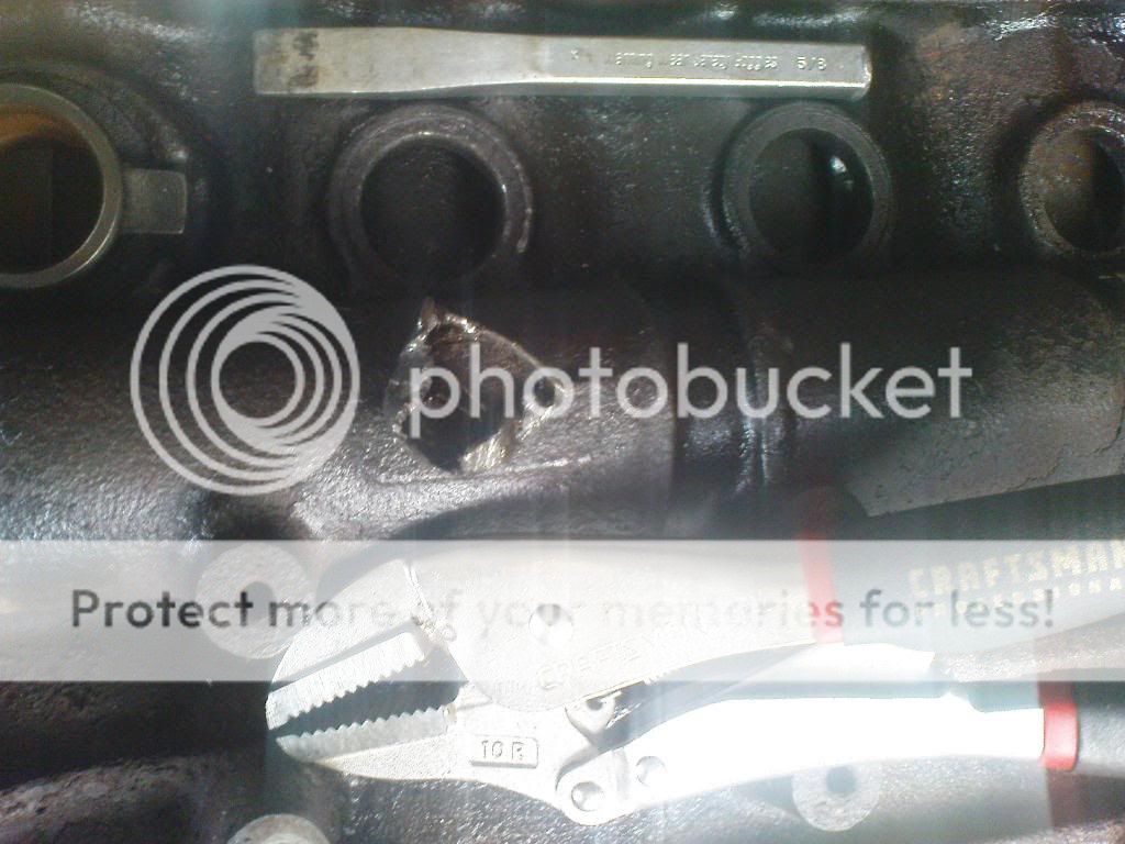 Engine frost plug removal MIG Welding Forum